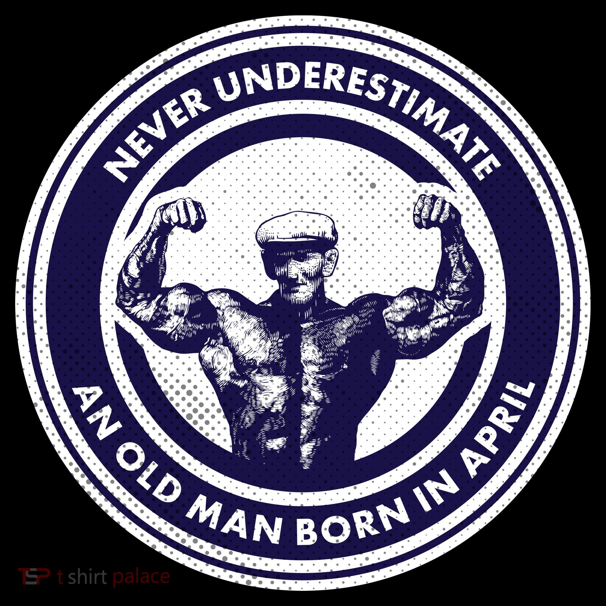 Never Underestimate An Old Man Born In April Coffee Mug