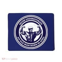 Never Underestimate An Old Man Born In April Mousepad thumb 0