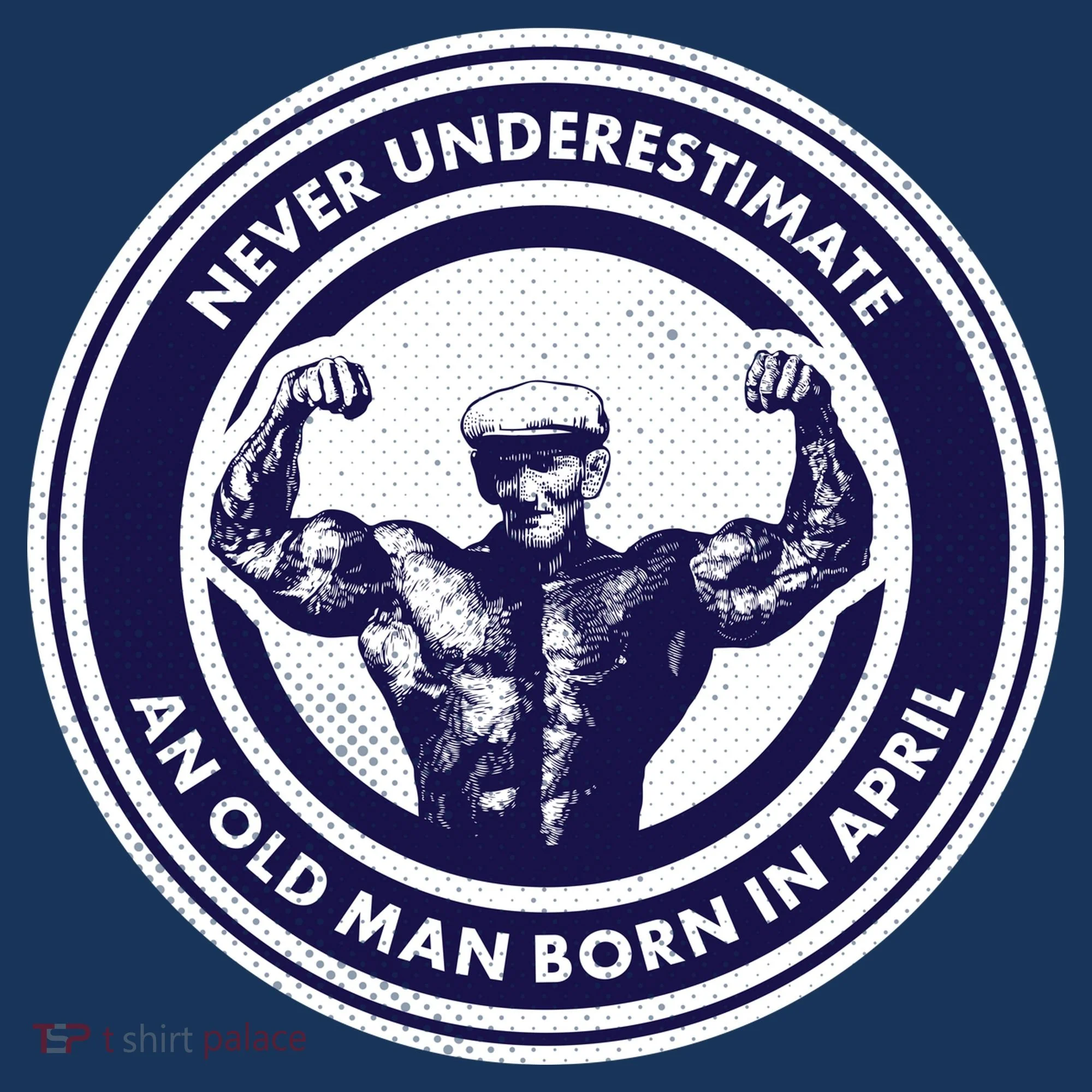 Never Underestimate An Old Man Born In April Baby Bodysuit