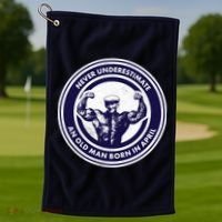 Never Underestimate An Old Man Born In April Golf Towel thumb 1