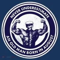 Never Underestimate An Old Man Born In August Kids Sweatshirt thumb 2