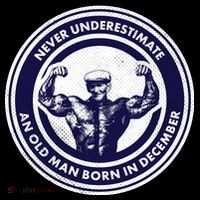 Never Underestimate An Old Man Born In December Ornament thumb 1