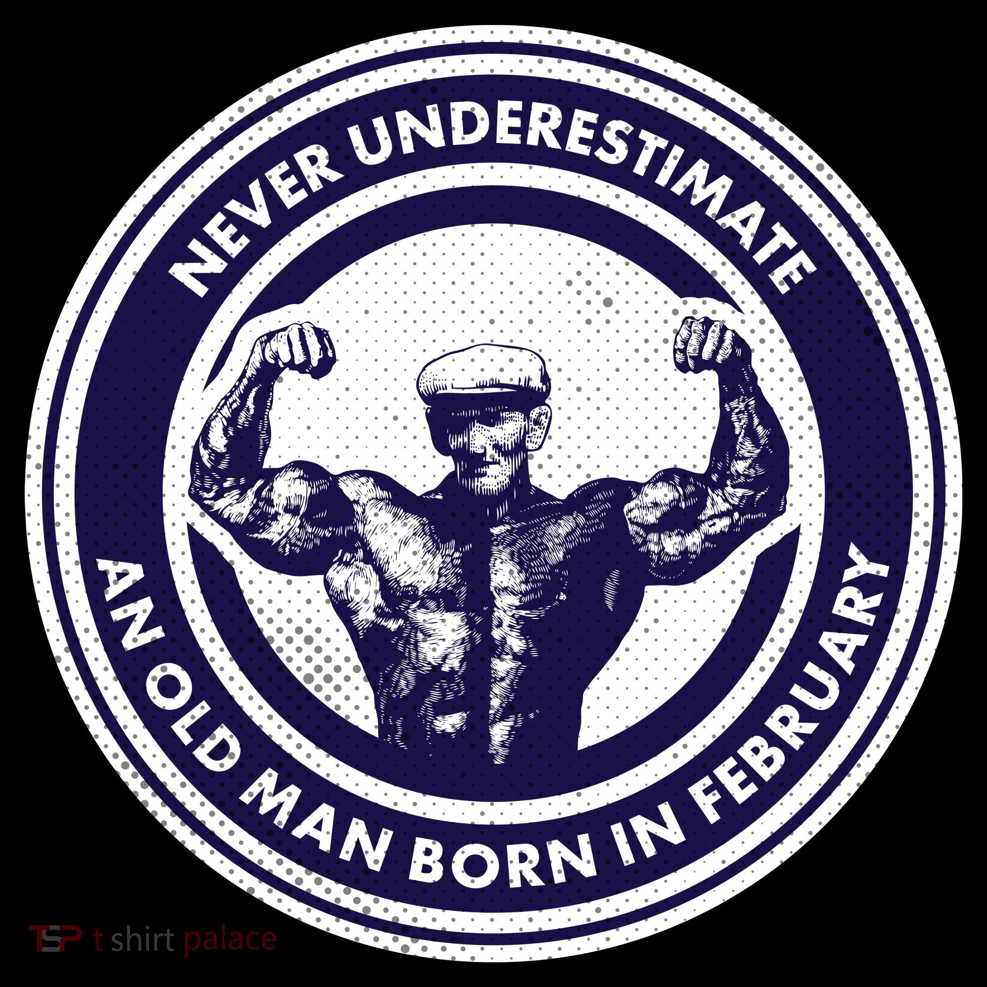 Never Underestimate An Old Man Born In February  Ornament