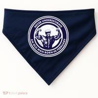Never Underestimate An Old Man Born In February  USA-Made Doggie Bandana thumb 0