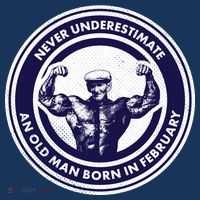 Never Underestimate An Old Man Born In February  Long Sleeve Shirt thumb 2