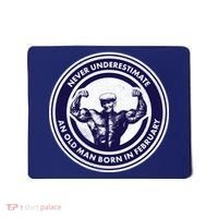 Never Underestimate An Old Man Born In February  Mousepad thumb 0