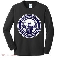 Never Underestimate An Old Man Born In January Kids Long Sleeve Shirt thumb 0