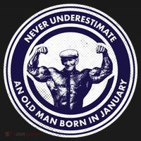 Never Underestimate An Old Man Born In January Tote Bag thumb 4
