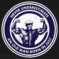 Never Underestimate An Old Man Born In July Backpack thumb 2