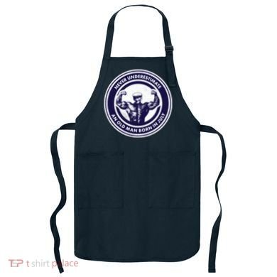 Never Underestimate An Old Man Born In July Apron