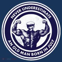 Never Underestimate An Old Man Born In July Women's Tank Top thumb 5