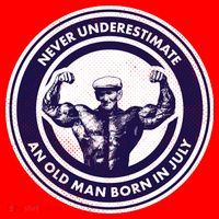 Never Underestimate An Old Man Born In July Santa Hat thumb 1