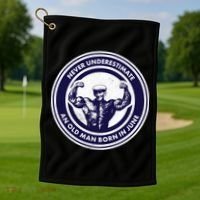 Never Underestimate An Old Man Born In June Golf Towel thumb 1