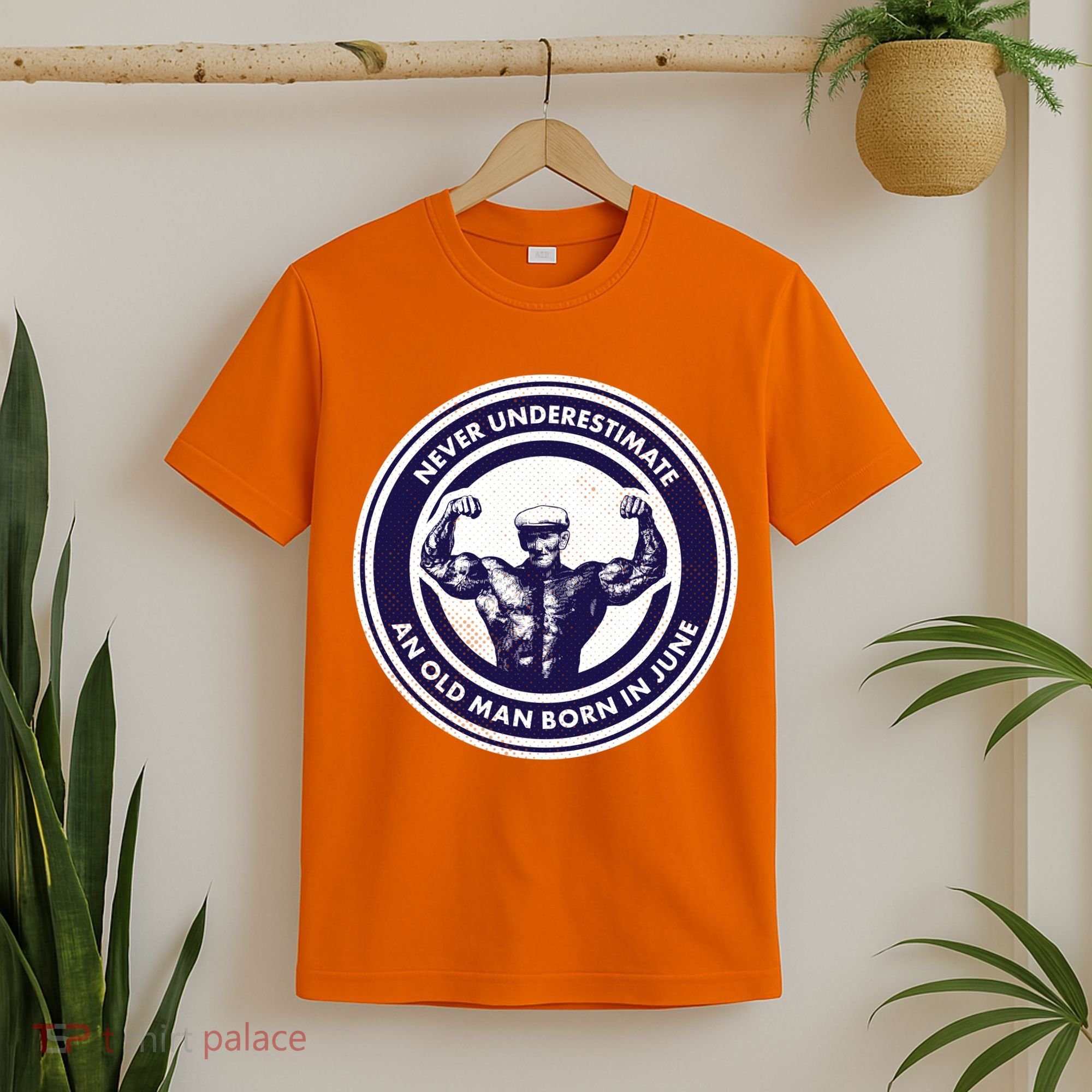 Never Underestimate An Old Man Born In June T-Shirt