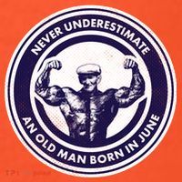 Never Underestimate An Old Man Born In June Women's T-Shirt thumb 6