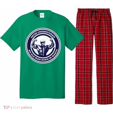 Never Underestimate An Old Man Born In March Pajama Set