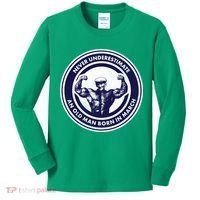 Never Underestimate An Old Man Born In March Kids Long Sleeve Shirt thumb 0