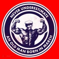 Never Underestimate An Old Man Born In March Santa Hat thumb 1