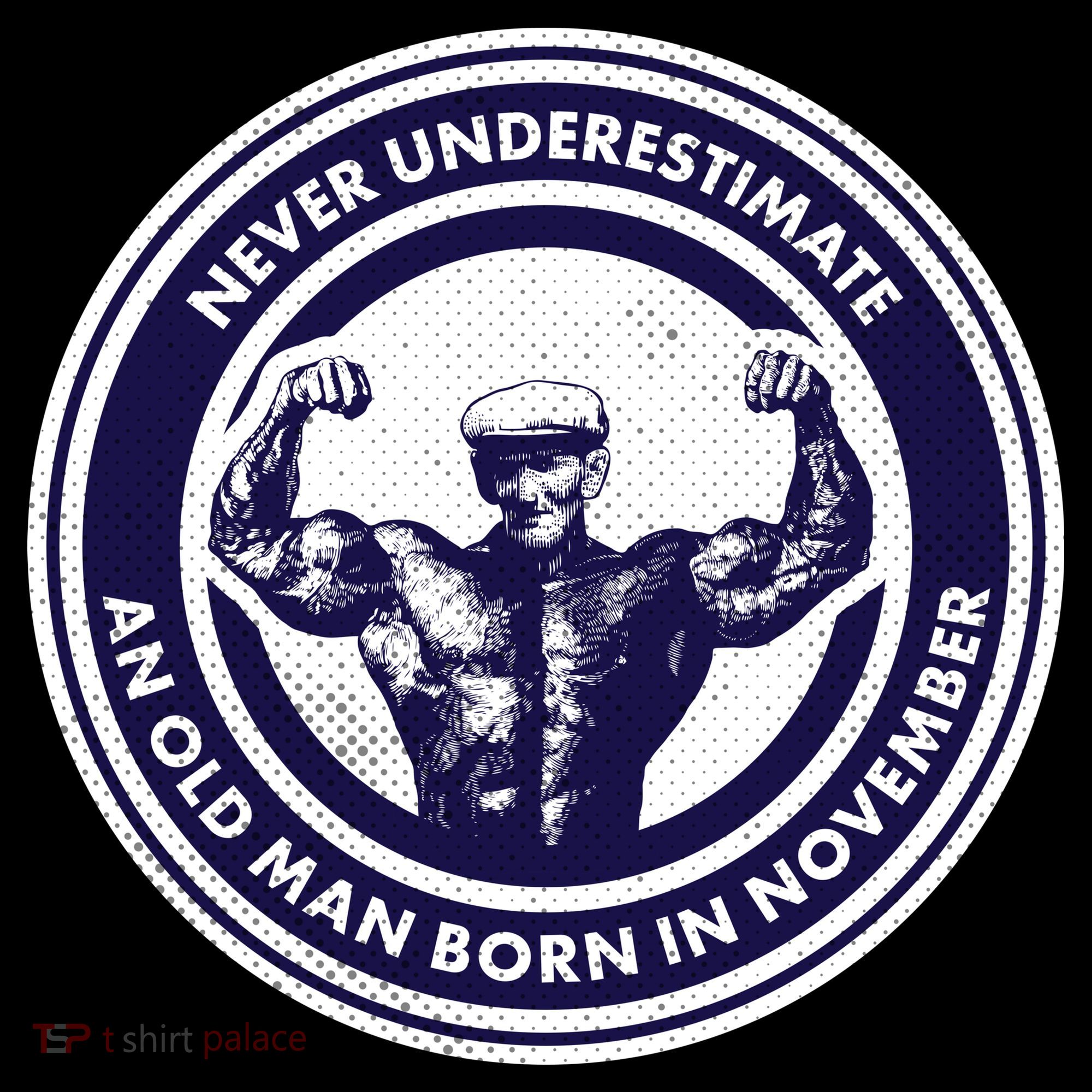 Never Underestimate An Old Man Born In November  Hoodie