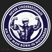 Never Underestimate An Old Man Born In November  Beanie thumb 2
