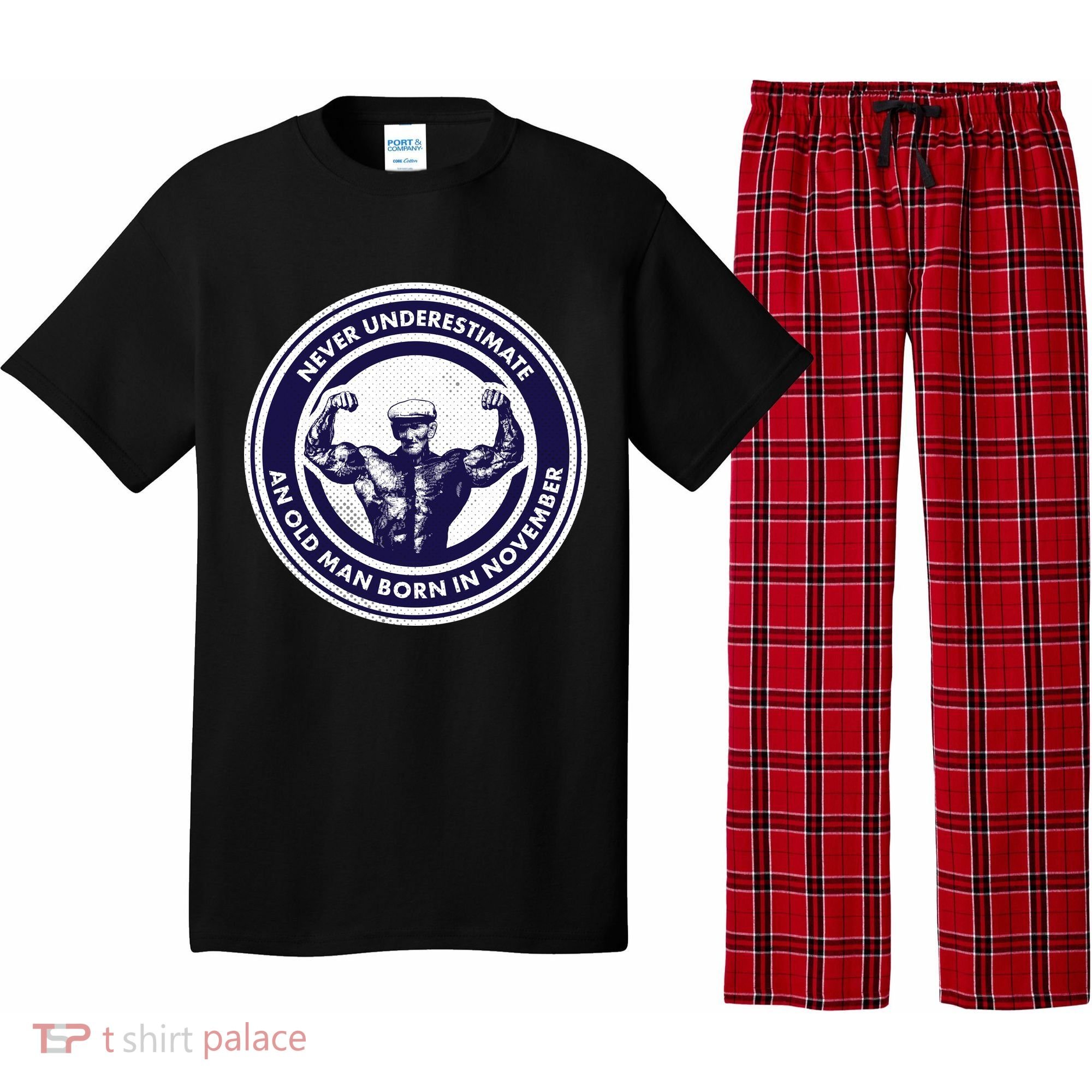 Never Underestimate An Old Man Born In November  Pajama Set