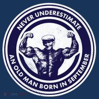 Never Underestimate An Old Man Born In September Women's Long Sleeve Shirt thumb 2