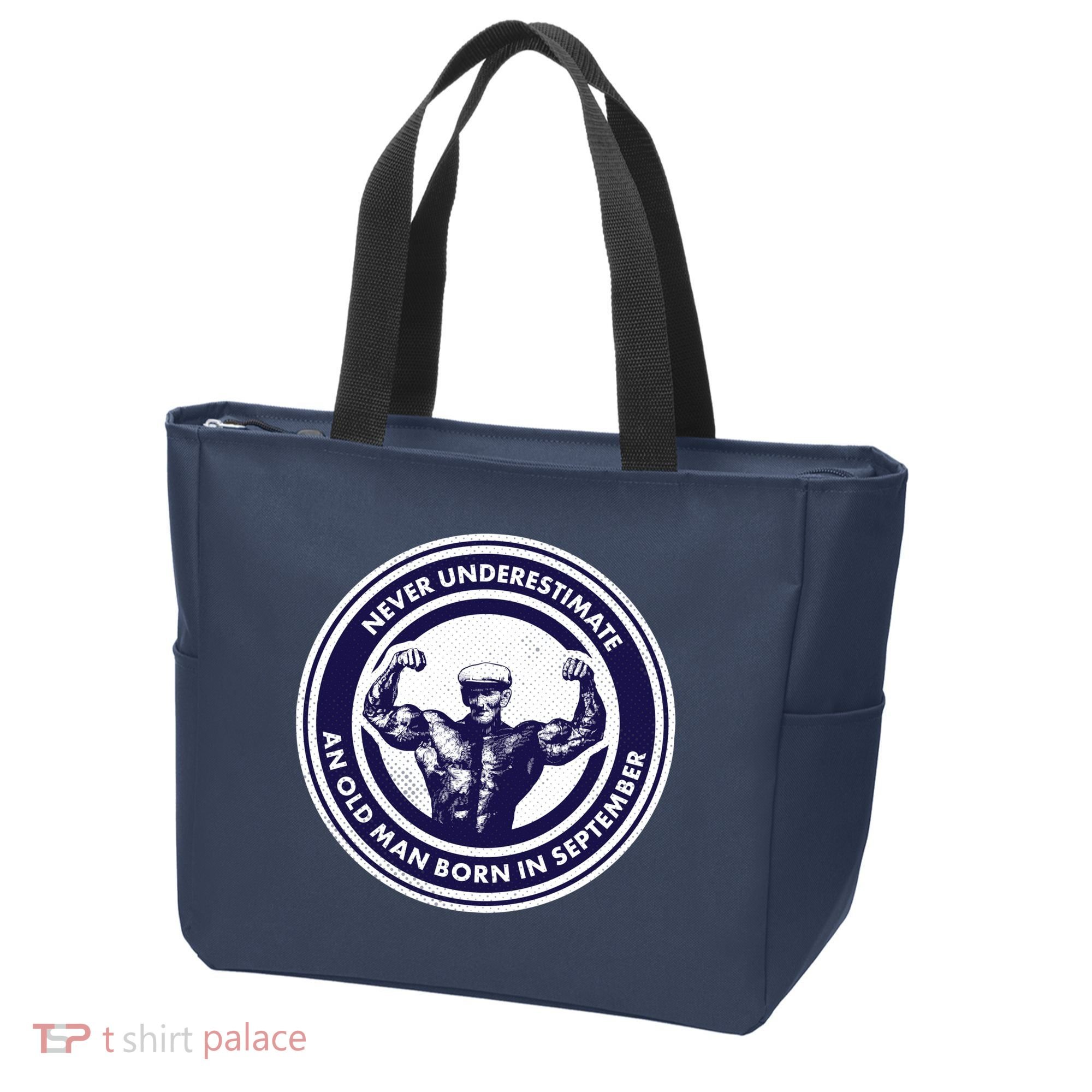 Never Underestimate An Old Man Born In September Tote Bag