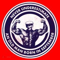 Never Underestimate An Old Man Born In September Santa Hat thumb 1