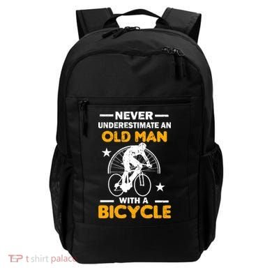 Never Underestimate An Old Man With A Bicycle Backpack