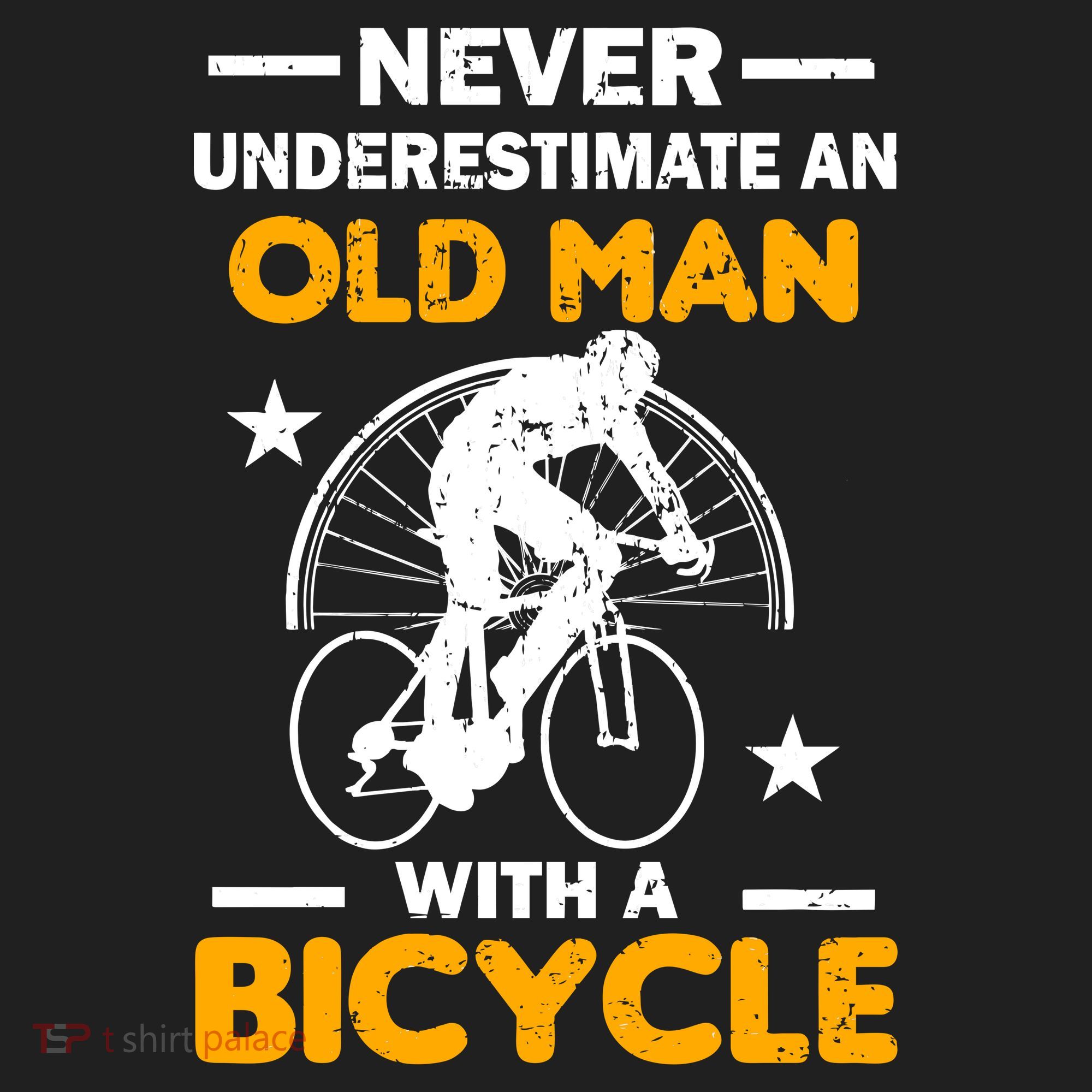 Never Underestimate An Old Man With A Bicycle Tumbler