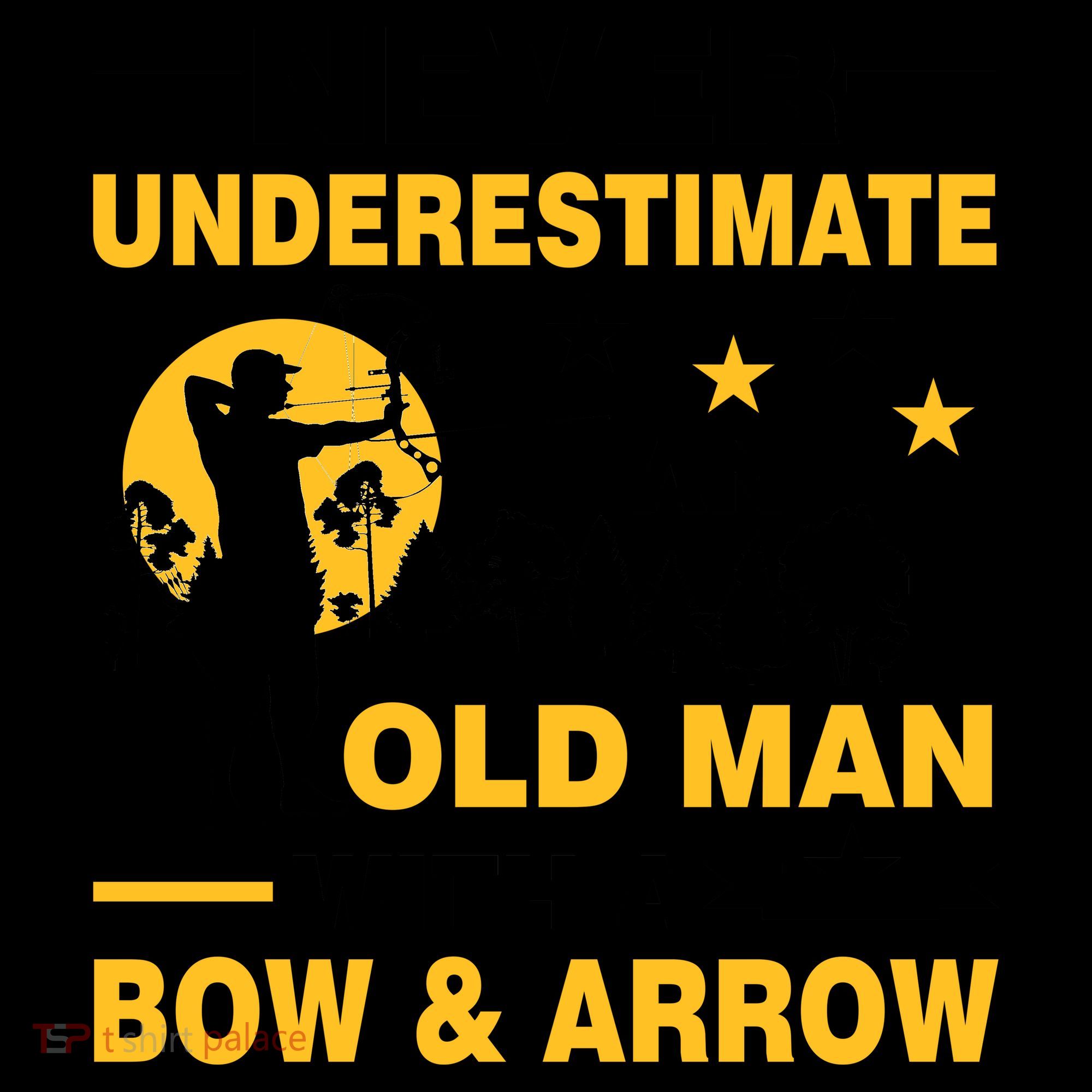 Never Underestimate An Old Man With A Bow & Arrow Coffee Mug