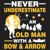 Never Underestimate An Old Man With A Bow & Arrow Tumbler thumb 3