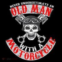 Never Underestimate An Old Man With A Motorcycle Doggie Tank thumb 4
