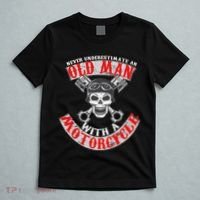 Never Underestimate An Old Man With A Motorcycle T-Shirt thumb 5