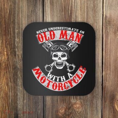 Never Underestimate An Old Man With A Motorcycle Coaster