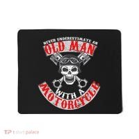 Never Underestimate An Old Man With A Motorcycle Mousepad thumb 0
