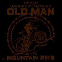 Never Underestimate An Old Man With A Mountain Bike Coffee Mug thumb 5
