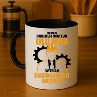 Never Underestimate An Old Man With An Engineering Degree Coffee Mug thumb 4