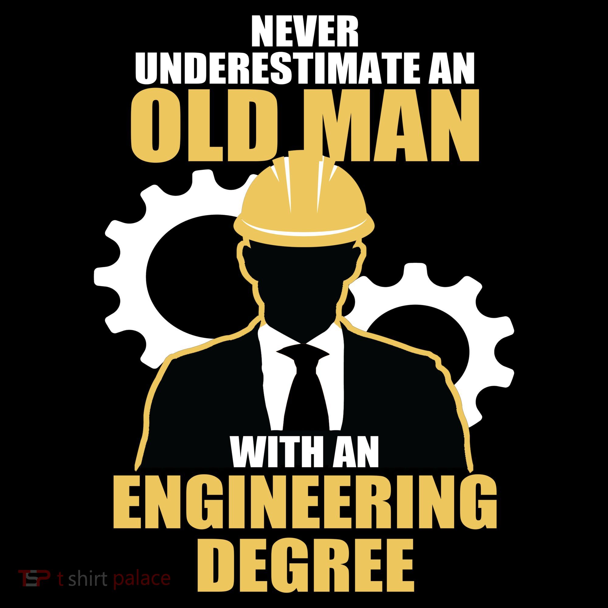 Never Underestimate An Old Man With An Engineering Degree Ornament