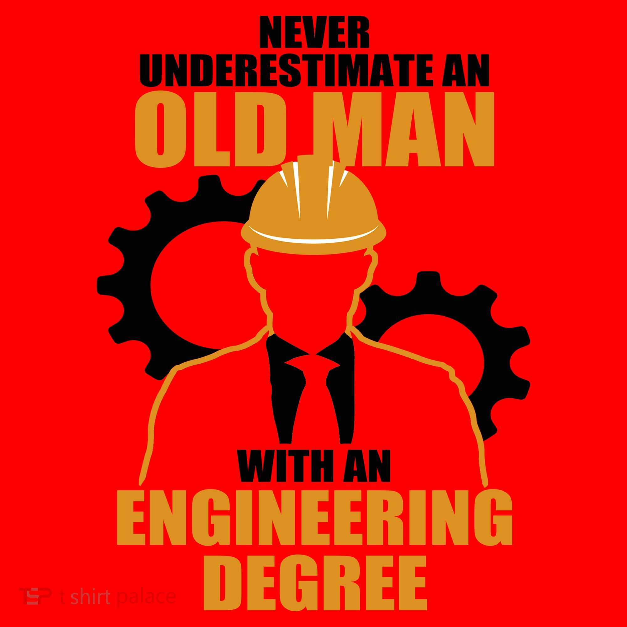 Never Underestimate An Old Man With An Engineering Degree Santa Hat