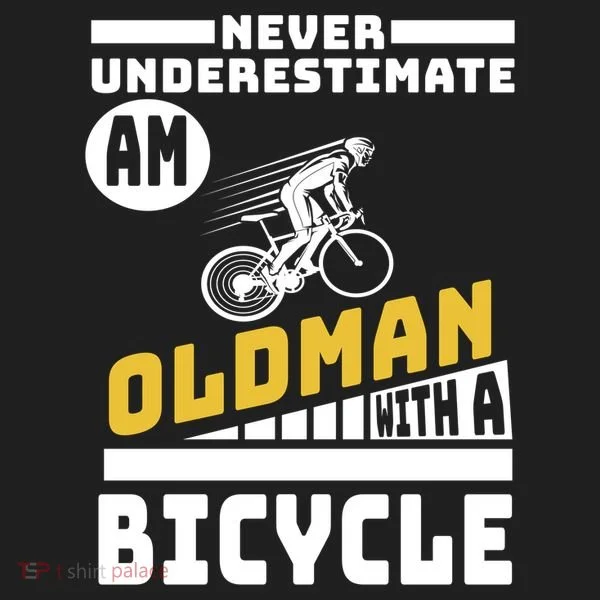 Never Underestimate An Oldman With A Bicycle Women's Sweatshirt