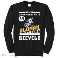 Never Underestimate An Oldman With A Bicycle Sweatshirt thumb 0