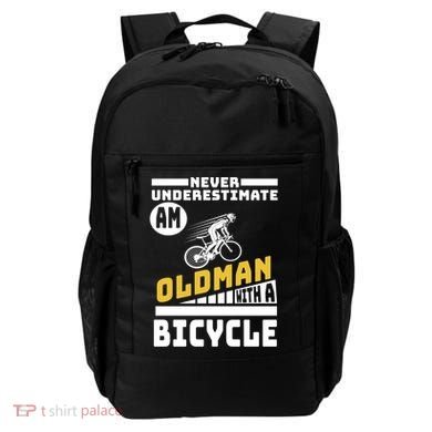 Never Underestimate An Oldman With A Bicycle Backpack