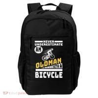 Never Underestimate An Oldman With A Bicycle Backpack thumb 0