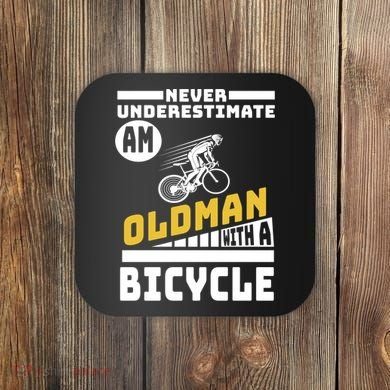 Never Underestimate An Oldman With A Bicycle Coaster