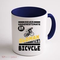 Never Underestimate An Oldman With A Bicycle Coffee Mug thumb 1