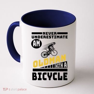 Never Underestimate An Oldman With A Bicycle Coffee Mug