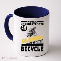 Never Underestimate An Oldman With A Bicycle Coffee Mug thumb 0