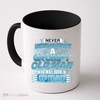 Never Underestimate Grumpy Old Man Born In September Coffee Mug thumb 0