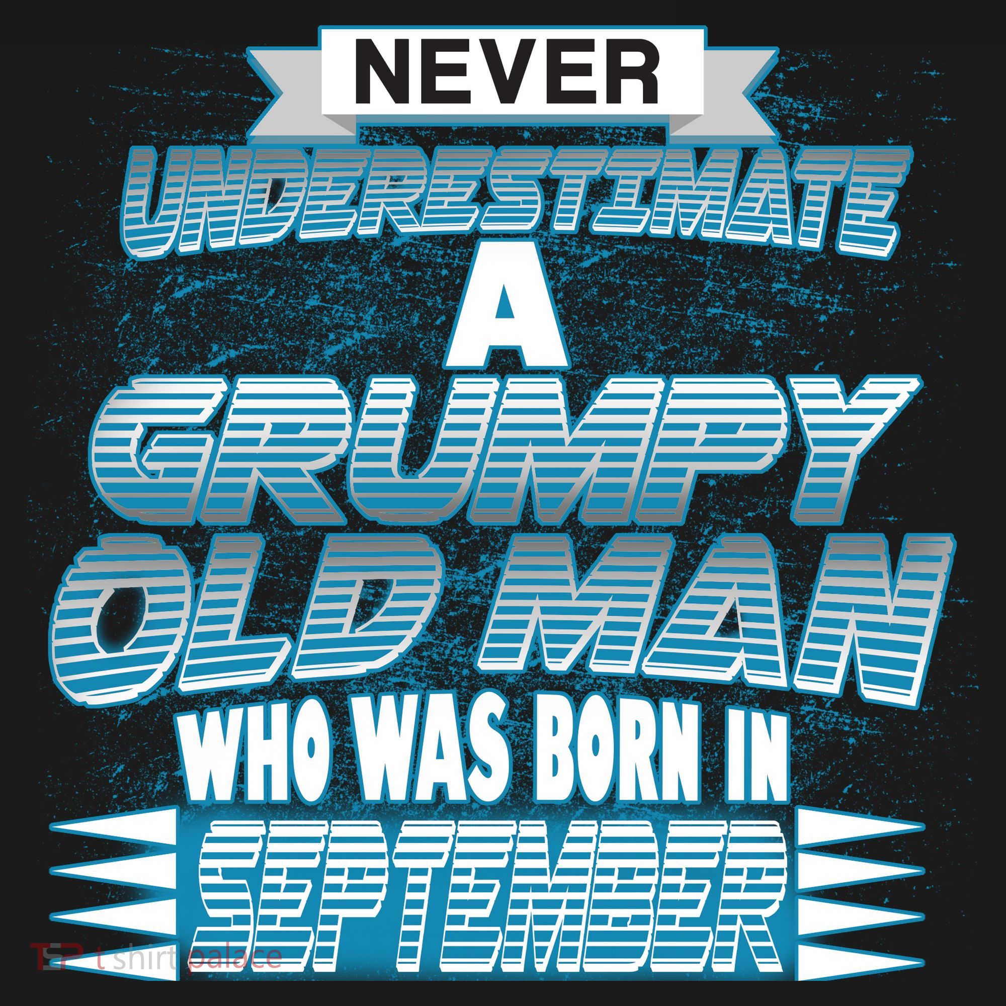 Never Underestimate Grumpy Old Man Born In September Tank Top